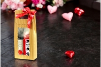 WALENTYNKOWY Zestaw HERBATA (50g) SYROP ŁYŻECZKA Idealny Na Prezent !!